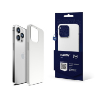 3mk Hardy Silicone MagCase pro Apple iPhone 15 Pro Max, Silver-White