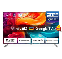 CHiQ M55QN9V TV 55", UHD MiniLED Google TV DLG 120 Hz