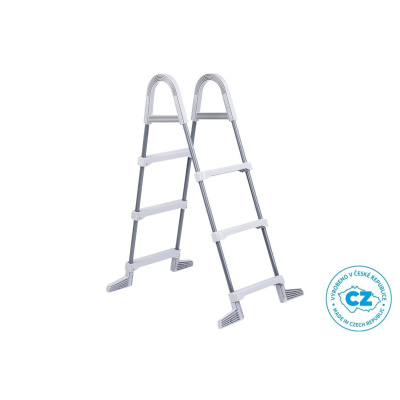 Marimex schůdky k bazénům - výška stěny do 0,91 m - šedé