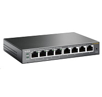 TP-Link Easy Smart switch TL-SG108PE (8xGbE, 4xPoE+, 64W, fanless)