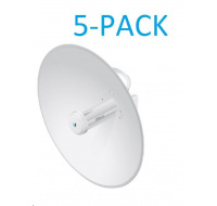 UBNT airMAX PowerBeam5 AC 2x25dBi Gen2, 5-PACK [400mm, Client/AP, 5GHz, airMAX ac, 10/100/1000 Ethernet]