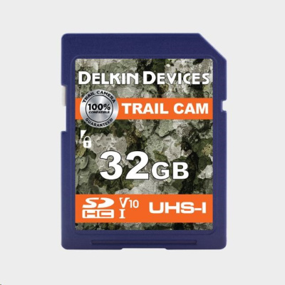 Delkin SDHC Trail Cam R100/W30 U3 (V30) 32GB