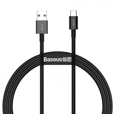 Baseus Superior Series rychlonabíjecí kabel USB/Type-C 66W 1m černá