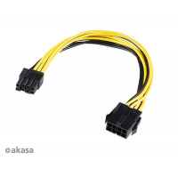 AKASA adaptér 12V ATX 8-Pin to PCIe 6+2 pin Adapter Cable