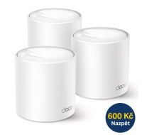 BAZAR - TP-Link Deco X50(3-pack) WiFi6 Mesh (AX3000,2,4GHz/5GHz,3xGbELAN/WAN) - použitý