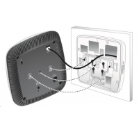 AP-220-MNT-W3 White Low Profile Box Style Secure Large AP Flat Surface Mount Kit