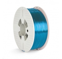 VERBATIM 3D Printer Filament PET-G 1.75mm, 327m, 1kg blue transparent