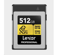 Lexar CFexpress 4.0 Pro Gold R3600/W3300 512GB