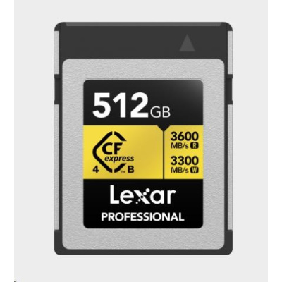 Lexar CFexpress 4.0 Pro Gold R3600/W3300 512GB