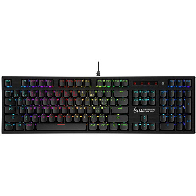 BAZAR - A4tech Bloody B820R mechanická RGB herní klávesnice, USB, CZ, RED SWITCH - Po opravě (Komplet)