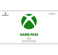 Xbox Game Pass Core – 3 - měsíční členství