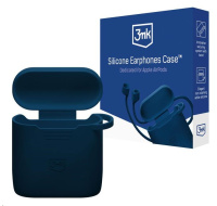 3mk ochranný kryt Silicone AirPods Case pro Apple AirPods 2nd gen., modrá
