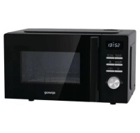 Gorenje mikrovlnná trouba, gril, 11 Přednastavených programů, černá