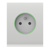 Ajax  CenterCover (smart) - Středový kryt zásuvky, horizontální, bílá