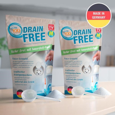 Pure100 Drain Free čistič odtoků