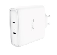 TRUST GaN Nabíječka MAXO 100W 2-Port, USB-C, bílá