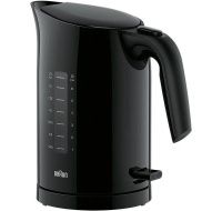 Braun WK 3100 BK PurEase rychlovarná konvice, 2200 W, otočná základna, 1.7 l, automatické vypnutí, černá