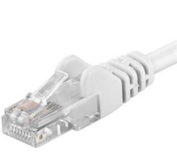 PremiumCord Patch kabel UTP RJ45-RJ45 CAT6 7m bílá