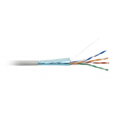 FTP kabel LYNX, Cat6, drát, PVC, 305m cívka