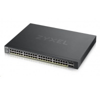 Zyxel XGS1930-52HP-EU0101F 52-port Smart Managed PoE Switch, 48x gigabit RJ45, 4x 10GbE SFP+, PoE budget 375W