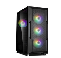 ZALMAN case I3 NEO, Mid Tower, ATX, 2xUSB 3.0, 1xUSB 2.0, 4x 120mm RGB Fan, černá