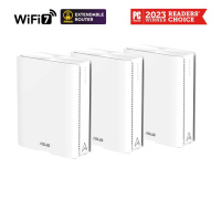 ASUS ZenWifi BQ16 3-pack, WiFi7 Extendable Router, AiMesh, 2x WAN/LAN, 3x LAN, 1x USB 3.0