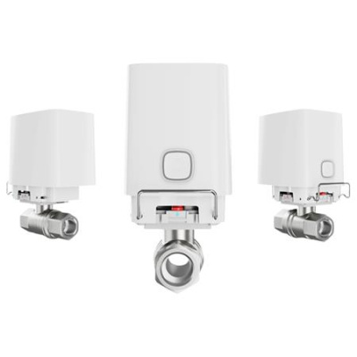 Ajax  WaterStop [1] ASP white (52267) - Dálkově ovládaný uzavírací ventil vody (1“)