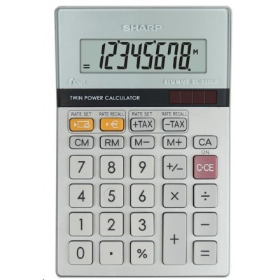 SHARP kalkulačka - EL330ERB - stříbrná