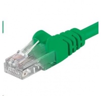 PREMIUMCORD Patch kabel UTP RJ45-RJ45 CAT5e 1m zelená