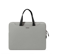 tomtoc Light-A21 Dual-color Slim Laptop Handbag, 13,5 Inch - Gray