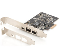 DIGITUS PCI Express Card, Firewire 1394a (2+1 porty)