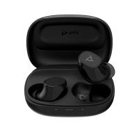 HP Renew Poly Voyager Free 20 Gray Earbuds +Basic Charge Case