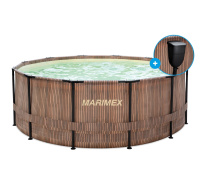 Marimex Florida bazén 3,66x0,99 m se zabudovaným skimmerem - motiv TEAK