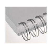 Kovové hřbety RENZ (2/1") 28,5 stříbrné