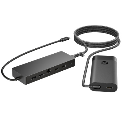 HP Universal USB-C Hub and Laptop Charger Combo-EURO