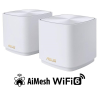 ASUS ZenWiFi XD4 Plus 2-pack white Wireless AX1800 Dual-band Mesh WiFi 6 System