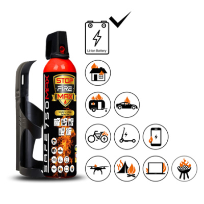 Safe SET Hasicí sprej 750 MAX + držák 75C