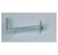 Držák antény na stožár s vinklem, žárový zinek, délka 35cm