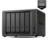 Synology DS1525+ DiskStation (4C/RyzenV1500B/2,2GHz/8GBRAM/5xSATA/2xM.2/2xUSB3.2/2x2,5GbE/1xPCIe/1xUSB-C)