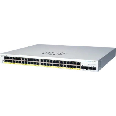 Cisco switch CBS220-48P-4X-UK (48xGbE,4xSFP+,48xPoE+,382W) - REFRESH