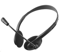 BAZAR - TRUST sluchátka s mikrofonem Primo Chat Headset, pro PC/laptop - Poškozený obal (Komplet)