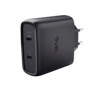 TRUST GaN Nabíječka MAXO 65W 2-Port, USB-C, černá