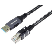 PremiumCord Ethernetový kabel USB3.2 na LAN RJ45 10/100/1000, 3m