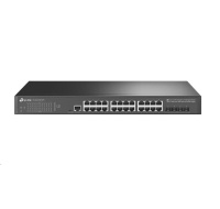 TP-Link OMADA JetStream switch pro připojení k UPS TL-SG3428X-UPS (24xGbE, 4xSFP+, 2xconsole, fanless)