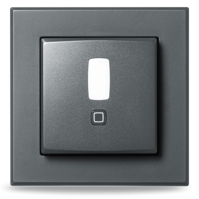 Homematic IP PIR detektor pohybu - pro 55 mm rámeček, vnitřní, antracit - HmIP-SMI55-A