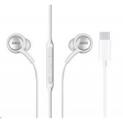 Samsung stereo sluchátka EO-IC100BWE, USB-C, bílá