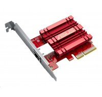 ASUS XG-C100C v2 Síťový adaptér 10GBase-T PCIe se zpětnou kompatibilitou 5/2,5/1G a 100Mb/s; RJ45 port a integrovaný QoS