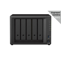 Synology DS1522+ DiskStation (2C/RyzenR1600/2,6-3,1GHz/8GBRAM/5xSATA/2xM.2/2xUSB3.2/4xGbE/1xPCIe)