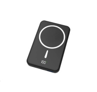 WG - Power Bank 10000 mAh, bezdrátová 15W + PD 20W + QC 3.0 22,5W, černá