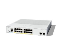 Cisco Catalyst switch C1200-16P-2G (16xGbE,2xSFP,16xPoE+,120W,fanless)